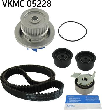 SKF VKMC 05228 - Pompe à eau + kit de courroie de distribution cwaw.fr