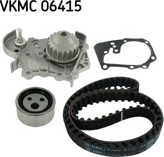 SKF VKMC 06415 - Pompe à eau + kit de courroie de distribution cwaw.fr