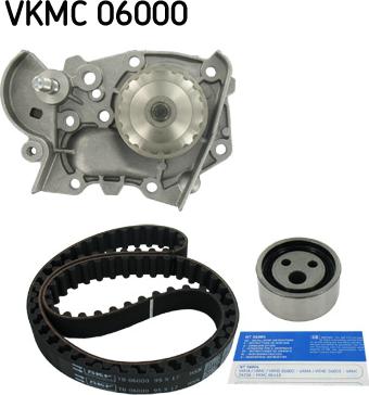 SKF VKMC 06000 - Pompe à eau + kit de courroie de distribution cwaw.fr