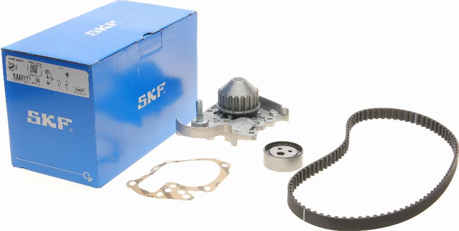 SKF VKMC 06003 - Pompe à eau + kit de courroie de distribution cwaw.fr