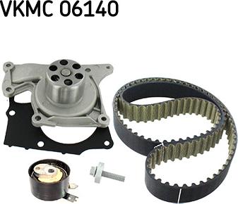 SKF VKMC 06140 - Pompe à eau + kit de courroie de distribution cwaw.fr