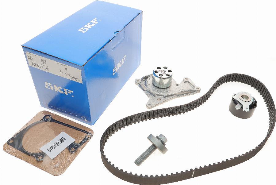 SKF VKMC 06136 - Pompe à eau + kit de courroie de distribution cwaw.fr