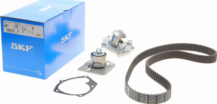 SKF VKMC 06127 - Pompe à eau + kit de courroie de distribution cwaw.fr