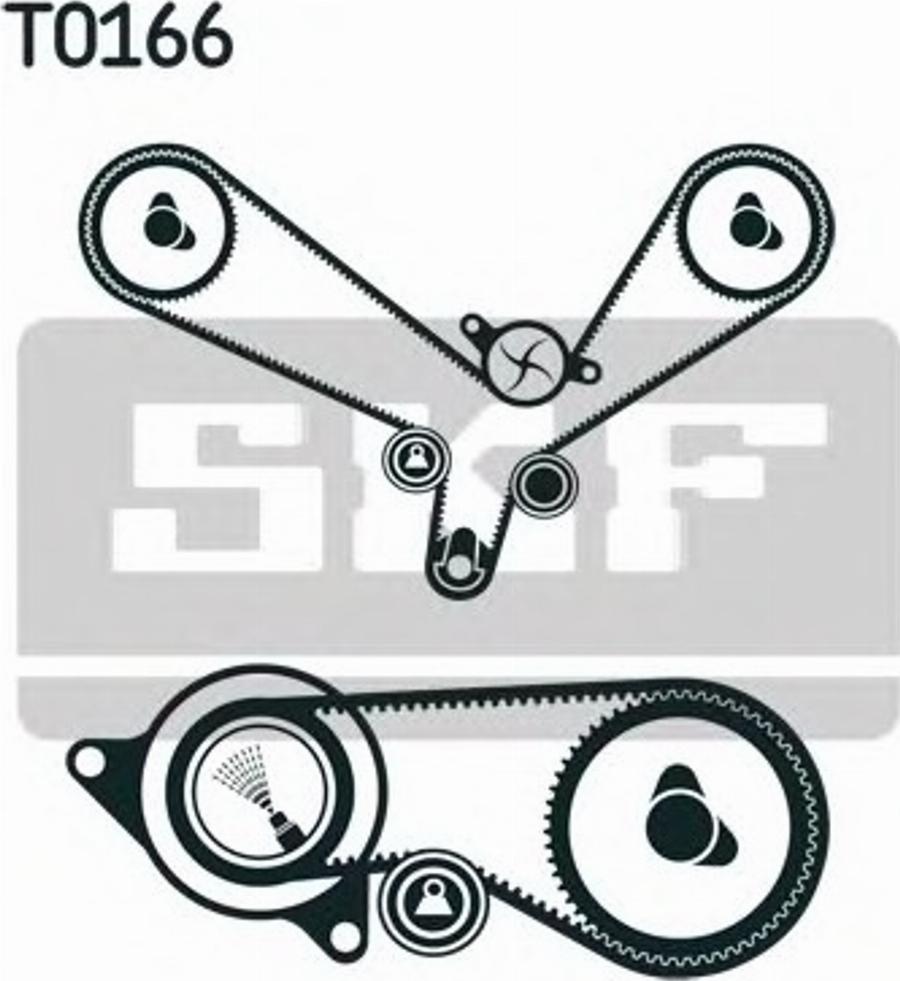 SKF VKMC01951 - Kit de distribution cwaw.fr