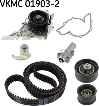 SKF VKMC 01903-2 - Pompe à eau + kit de courroie de distribution cwaw.fr