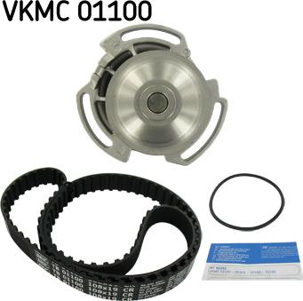 SKF VKMC 01100 - Pompe à eau + kit de courroie de distribution cwaw.fr