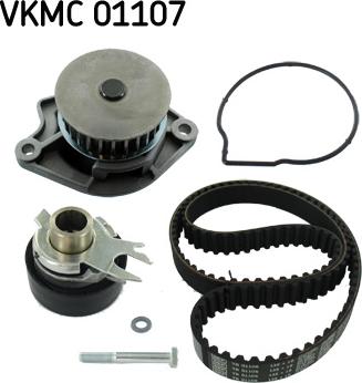 SKF VKMC 01107 - Pompe à eau + kit de courroie de distribution cwaw.fr