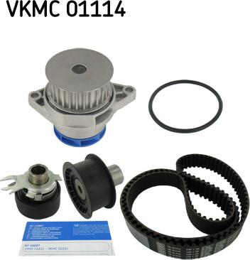 SKF VKMC 01114 - Pompe à eau + kit de courroie de distribution cwaw.fr