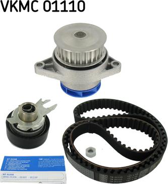 SKF VKMC 01110 - Pompe à eau + kit de courroie de distribution cwaw.fr