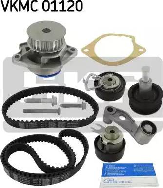 SKF VKMC 01120 - Pompe à eau + kit de courroie de distribution cwaw.fr