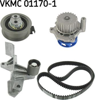 SKF VKMC 01170-1 - Pompe à eau + kit de courroie de distribution cwaw.fr