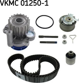 SKF VKMC 01250-1 - Pompe à eau + kit de courroie de distribution cwaw.fr