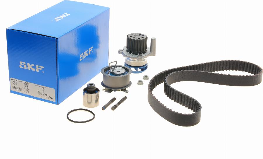 SKF VKMC 01250-1 - Pompe à eau + kit de courroie de distribution cwaw.fr