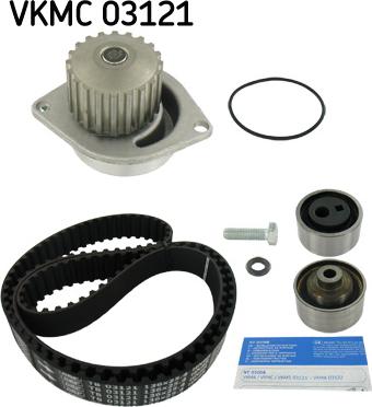 SKF VKMC 03121 - Pompe à eau + kit de courroie de distribution cwaw.fr