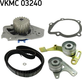 SKF VKMC 03240 - Pompe à eau + kit de courroie de distribution cwaw.fr