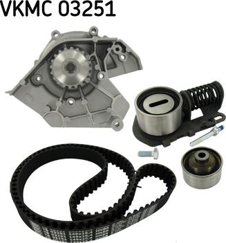 SKF VKMC 03251 - Pompe à eau + kit de courroie de distribution cwaw.fr