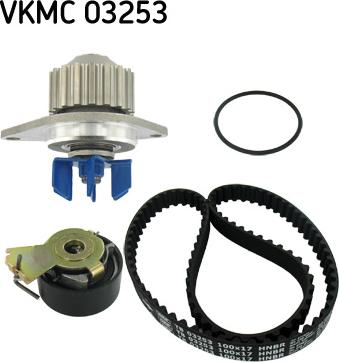 SKF VKMC 03253 - Pompe à eau + kit de courroie de distribution cwaw.fr