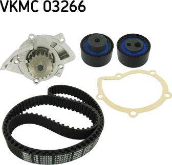 SKF VKMC 03266 - Pompe à eau + kit de courroie de distribution cwaw.fr