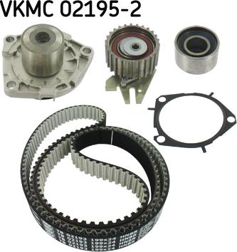 SKF VKMC02195-2 - Pompe à eau + kit de courroie de distribution cwaw.fr