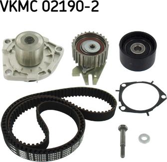 SKF VKMC02190-2 - Pompe à eau + kit de courroie de distribution cwaw.fr