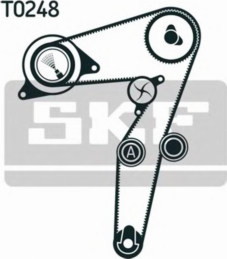 SKF VKMC 02193 - Pompe à eau + kit de courroie de distribution cwaw.fr