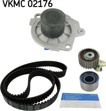 SKF VKMC02176 - Pompe à eau + kit de courroie de distribution cwaw.fr