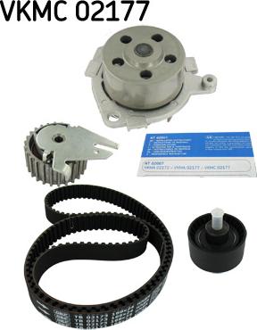 SKF VKMC02177 - Pompe à eau + kit de courroie de distribution cwaw.fr