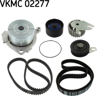 SKF VKMC02277 - Pompe à eau + kit de courroie de distribution cwaw.fr