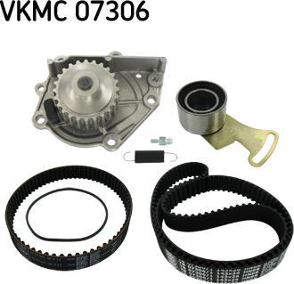 SKF VKMC 07306 - Pompe à eau + kit de courroie de distribution cwaw.fr