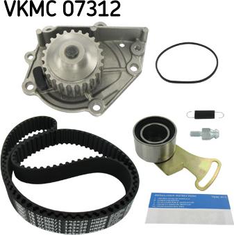 SKF VKMC 07312 - Pompe à eau + kit de courroie de distribution cwaw.fr