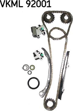 SKF VKML 92001 - Kit de distribution par chaîne cwaw.fr