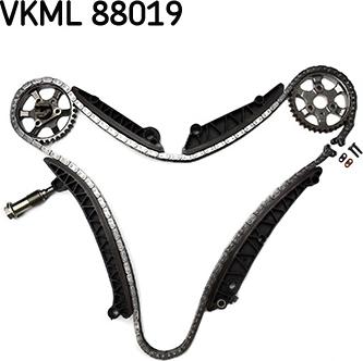 SKF VKML 88019 - Kit de distribution par chaîne cwaw.fr