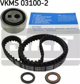 SKF VKMS 03100-2 - Kit de distribution cwaw.fr