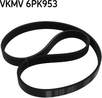 SKF VKMV 6PK953 - Courroie trapézoïdale à nervures cwaw.fr