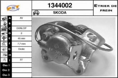 SNRA 1344002 - Étrier de frein cwaw.fr