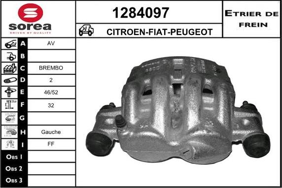 SNRA 1284097 - Étrier de frein cwaw.fr