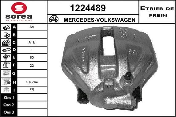 SNRA 1224489 - Étrier de frein cwaw.fr