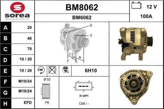 SNRA BM8062 - Alternateur cwaw.fr