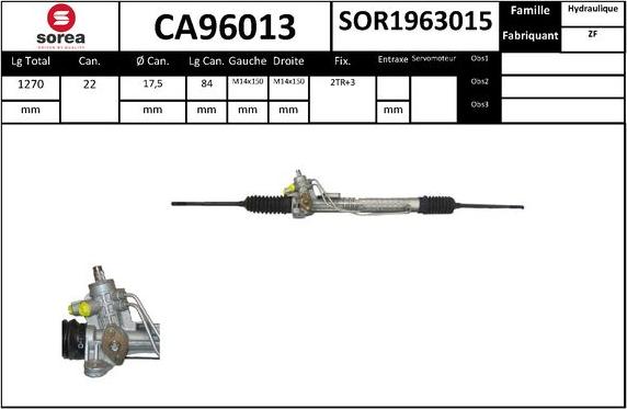 SNRA CA96013 - Crémaillière de direction cwaw.fr