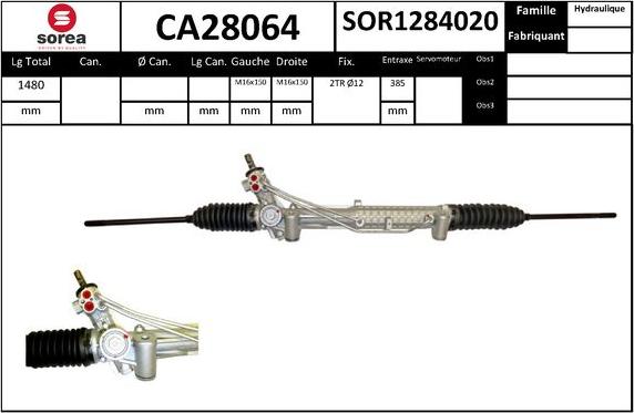 SNRA CA28064 - Crémaillière de direction cwaw.fr