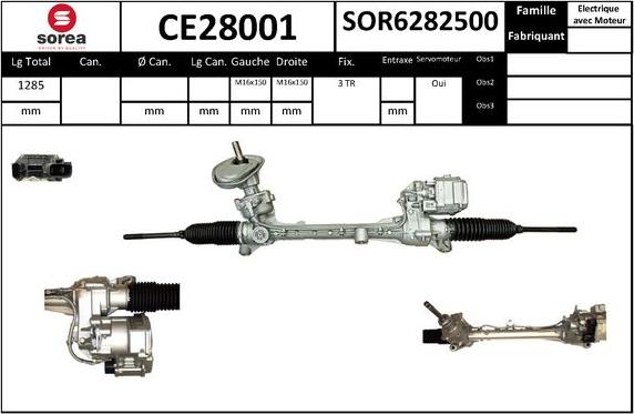 SNRA CE28001 - Crémaillière de direction cwaw.fr