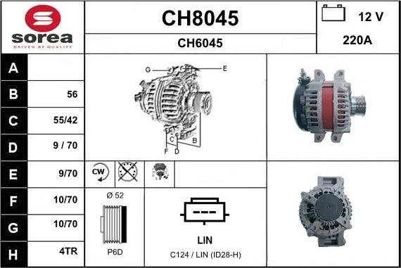 SNRA CH8045 - Alternateur cwaw.fr