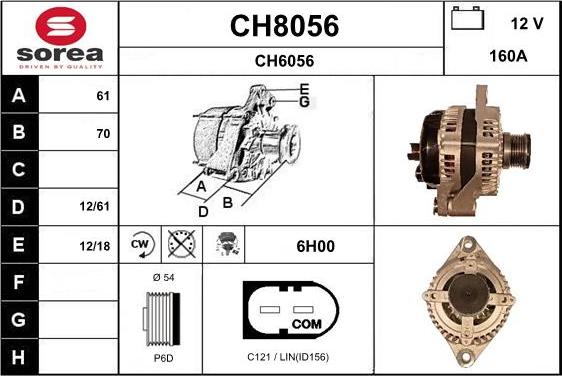 SNRA CH8056 - Alternateur cwaw.fr