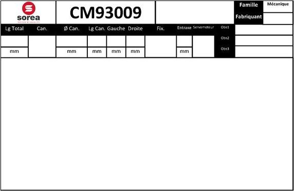 SNRA CM93009 - Crémaillière de direction cwaw.fr