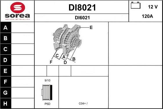 SNRA DI8021 - Alternateur cwaw.fr