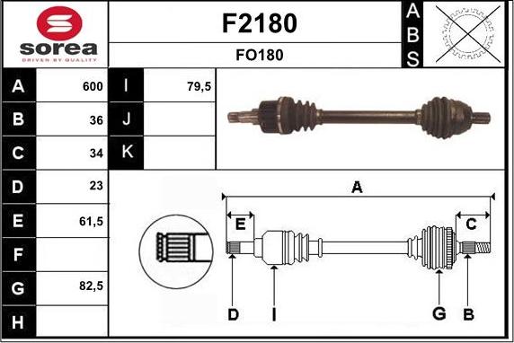 SNRA F2180 - Arbre de transmission cwaw.fr