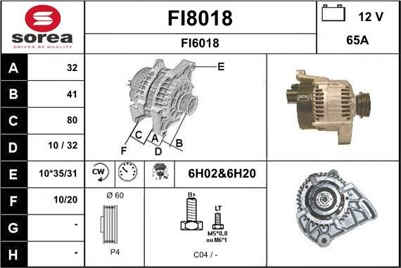 SNRA FI8018 - Alternateur cwaw.fr