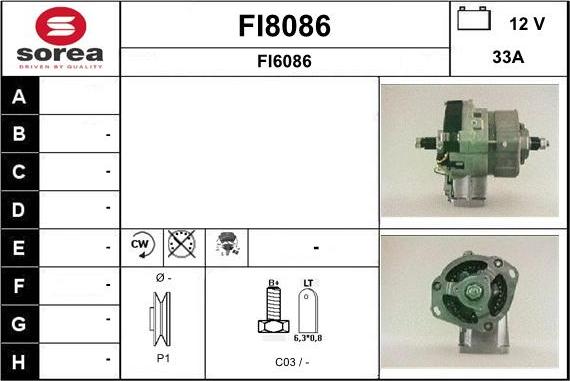 SNRA FI8086 - Alternateur cwaw.fr