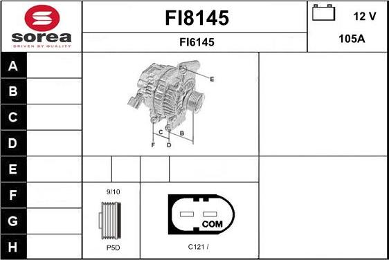 SNRA FI8145 - Alternateur cwaw.fr