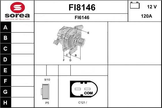 SNRA FI8146 - Alternateur cwaw.fr